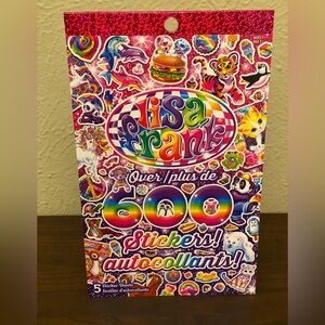Lisa Frank Vibrant Sticker Collection with Pink and Purple